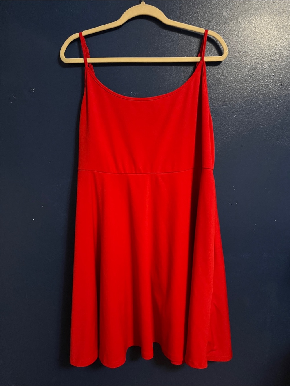 SHEIN Red Spaghetti Strap Dress